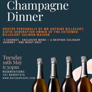 A night With Antonie Billecart Himself – Champagne Dinner